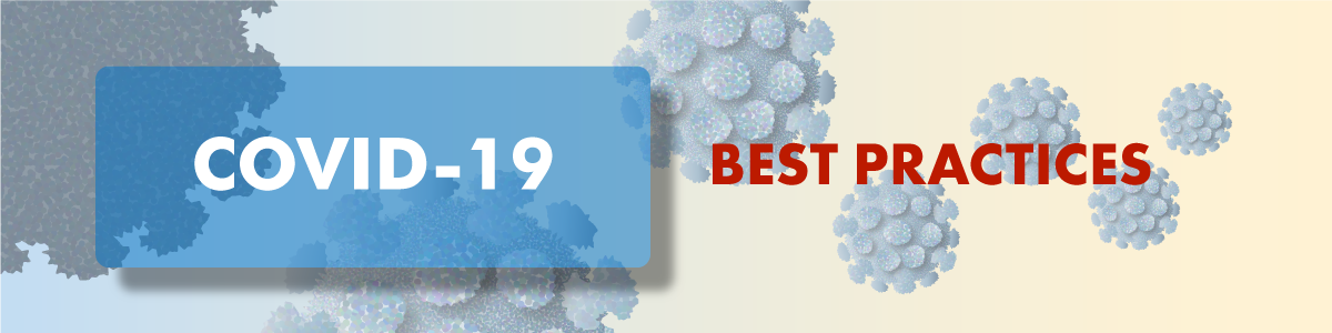 COVID-19 BEST PRACTICES BANNER ILLUSTRATION
